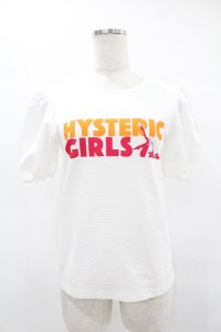 HYSTERIC GLAMOUR / HYS GIRLSプルオーバー  白 H-25-04-22-009-PU-TO-KB-ZH
