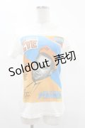HYSTERIC GLAMOUR / EYEプリントTシャツ  白 H-25-04-22-011-PU-TO-KB-ZH