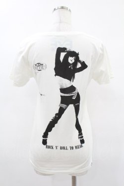 画像2: HYSTERIC GLAMOUR / EYEプリントTシャツ  白 H-25-04-22-011-PU-TO-KB-ZH