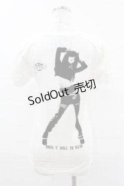 画像2: HYSTERIC GLAMOUR / EYEプリントTシャツ  白 H-25-04-22-011-PU-TO-KB-ZH