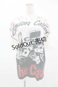 HYSTERIC GLAMOUR / THE CLASH/LONDON CALLING Tシャツ  白 H-25-04-22-012-PU-TO-KB-ZH