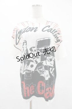 画像1: HYSTERIC GLAMOUR / THE CLASH/LONDON CALLING Tシャツ  白 H-25-04-22-012-PU-TO-KB-ZH