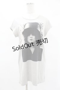 HYSTERIC GLAMOUR / T-REX/SLIDERプリントTシャツ  グレー H-25-04-22-013-PU-TO-KB-ZH
