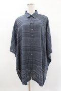 MiDiom / Oriental JQ Square Shirt  Dull Blue H-25-04-22-016-PU-BL-KB-ZH