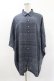 画像1: MiDiom / Oriental JQ Square Shirt  Dull Blue H-25-04-22-016-PU-BL-KB-ZH (1)