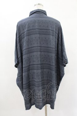 画像2: MiDiom / Oriental JQ Square Shirt  Dull Blue H-25-04-22-016-PU-BL-KB-ZH