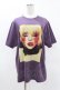 画像1: HYSTERIC GLAMOUR / COURTNEY LOVE Tシャツ XL パープル H-25-04-22-019-PU-TO-KB-ZH (1)