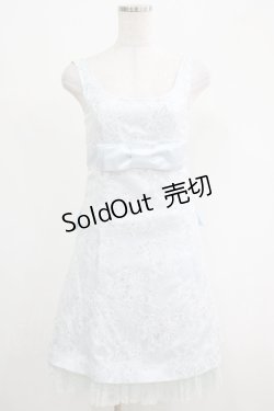 画像1: JESUS DIAMANTE / 新スペシャルレースリボンワンピース 38 サックス H-25-04-23-027-JE-OP-NS-ZH