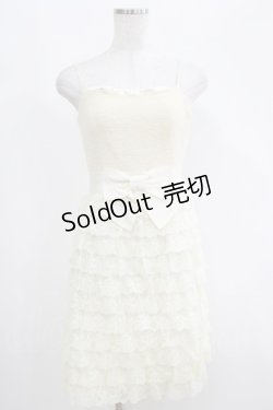 画像1: JESUS DIAMANTE / レースリボンワンピース 38 アイボリー H-25-04-23-028-JE-OP-NS-ZH