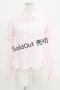 Angelic Pretty / プリンセスレースジャボブラウス Free ピンク H-25-04-23-033-AP-BL-NS-ZH