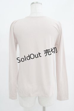 画像3: axes femme / シフォンリボントップス M ピンク H-25-04-23-040-AX-TO-NS-ZH