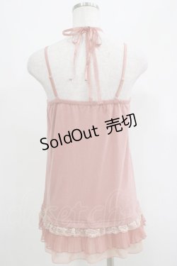 画像3: axes femme / 裾プリーツキャミソール M ピンク H-25-04-23-054-AX-TO-NS-ZH