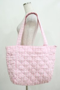 m petit by misako / キルティングトートバッグ  ピンク H-25-04-23-055-LO-BG-YZ-ZH