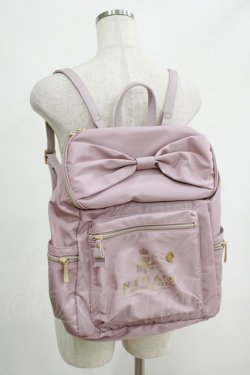 画像1: m petit by misako / NINA’S コラボリボンリュック  ピンク H-25-04-23-056-LO-BG-NS-ZH