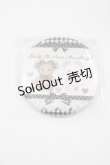 BABY,THE STARS SHINE BRIGHT / くみゃちゃんのSweet Heart Check柄缶バッジ  ブラック H-25-04-23-060-BA-AC-NS-ZH