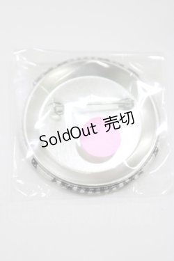 画像2: BABY,THE STARS SHINE BRIGHT / くみゃちゃんのSweet Heart Check柄缶バッジ  ブラック H-25-04-23-060-BA-AC-NS-ZH