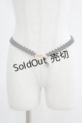 m petit by misako / サンリオキャラクターズコラボ クロミ パールベルト  ブラック H-25-04-23-062-LO-BG-NS-ZH
