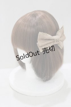 画像1: Angelic Pretty / Melty Ribbon Chocolateバレッタ  モカ H-25-04-23-064-AP-AC-NS-ZH