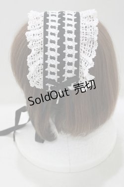 画像2: Innocent World / クロスヘッドドレス  ブラック H-25-04-23-076-IW-AC-NS-ZH