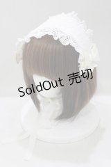 BABY,THE STARS SHINE BRIGHT / さくらんぼレースのヘッドドレス  オフ H-25-04-23-077-BA-AC-NS-ZH