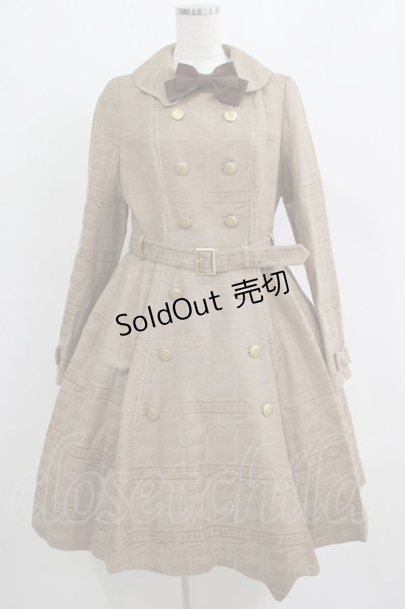 画像1: Angelic Pretty / Melty Ribbon Chocolateトレンチコート L モカ H-25-04-23-008-AP-CO-NS-ZH (1)