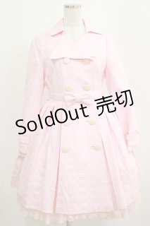 Angelic pretty/襟ロゴ刺繍Sweetコート(ピンク) Angelic Pretty
