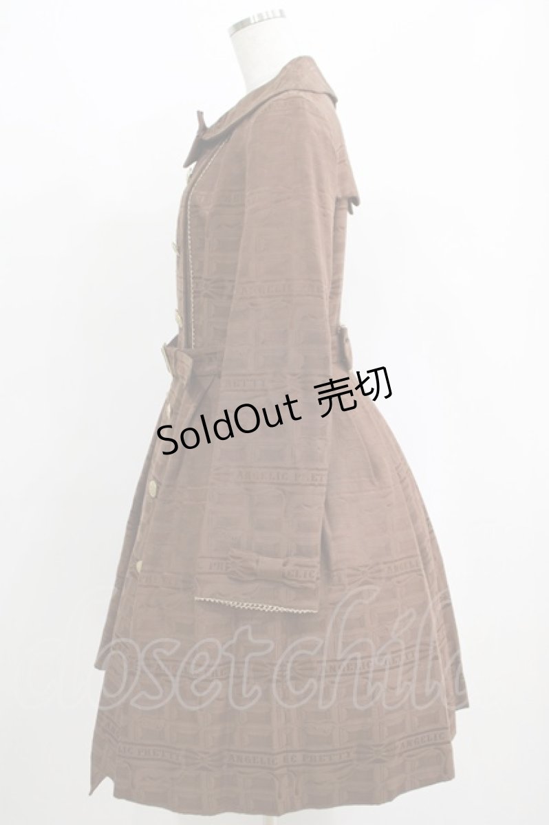 画像2: Angelic Pretty / Melty Ribbon Chocolateトレンチコート L ブラウン H-25-04-23-011-AP-CO-NS-ZH (2)