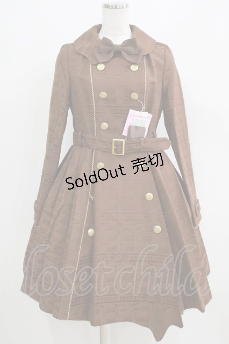 画像1: Angelic Pretty / Melty Ribbon Chocolateトレンチコート M ブラウン H-25-04-23-015-AP-CO-NS-ZH (1)