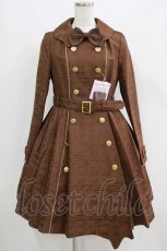 画像1: Angelic Pretty / Melty Ribbon Chocolateトレンチコート M ブラウン H-25-04-23-015-AP-CO-NS-ZH (1)