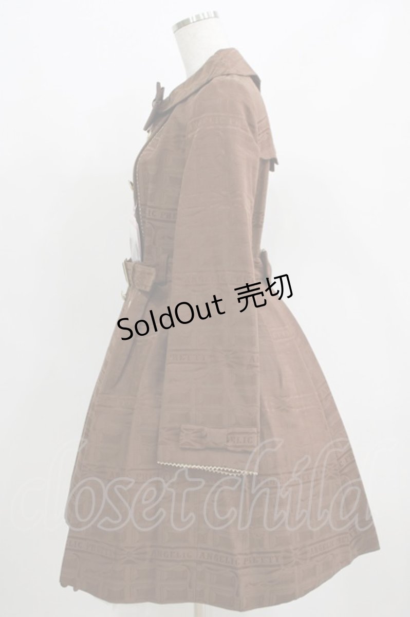 画像2: Angelic Pretty / Melty Ribbon Chocolateトレンチコート M ブラウン H-25-04-23-015-AP-CO-NS-ZH (2)