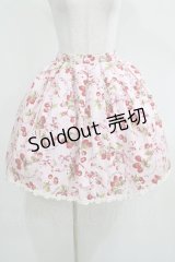 BABY,THE STARS SHINE BRIGHT / いちご＆さくらんぼ柄スカート Free ピンク H-25-04-23-016-BA-SK-NS-ZH