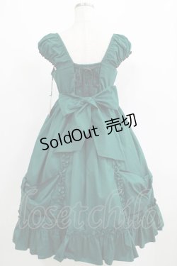 画像3: ALICE and the PIRATES / Dolly Ribbonミニ袖ジャンパースカート Free グリーン H-25-04-23-002-PA-OP-NS-ZH