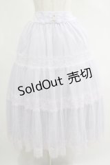 axes femme / ドットチュールロングスカート M ラベンダー H-25-04-23-020-AX-SK-NS-ZH