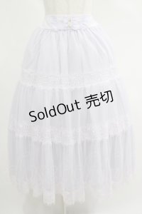 axes femme / ドットチュールロングスカート M ラベンダー H-25-04-23-020-AX-SK-NS-ZH