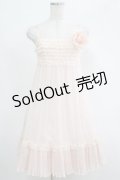JESUS DIAMANTE / メアリーローズワンピース 38 ピンク H-25-04-23-022-JE-OP-NS-ZH