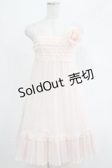 JESUS DIAMANTE / メアリーローズワンピース 38 ピンク H-25-04-23-022-JE-OP-NS-ZH