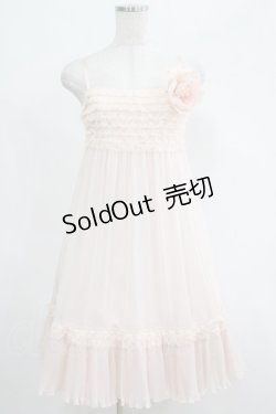 画像1: JESUS DIAMANTE / メアリーローズワンピース 38 ピンク H-25-04-23-022-JE-OP-NS-ZH
