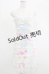 JESUS DIAMANTE / お嫁ワンピース 38 ぼかし薔薇サックス H-25-04-23-025-JE-OP-NS-ZH
