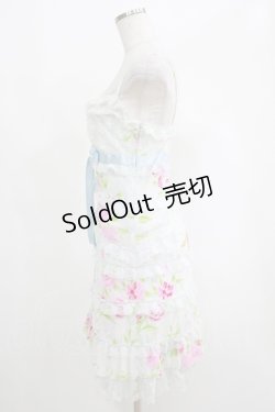 画像2: JESUS DIAMANTE / お嫁ワンピース 38 ぼかし薔薇サックス H-25-04-23-025-JE-OP-NS-ZH