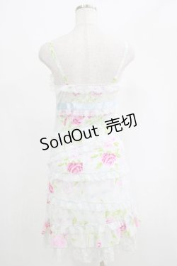 画像3: JESUS DIAMANTE / お嫁ワンピース 38 ぼかし薔薇サックス H-25-04-23-025-JE-OP-NS-ZH