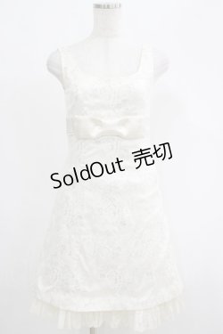 画像1: JESUS DIAMANTE / 新スペシャルレースリボンワンピース 40 白 H-25-04-23-026-JE-OP-NS-ZH