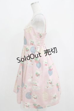 画像2: Leur Getter / フルーツティータイムキャミワンピース  ピンク H-25-04-24-039-LU-OP-KB-ZH