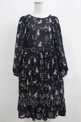 Jane Marple / The nursery Alice tunic dress  ネイビー H-25-04-24-042-JM-OP-KB-ZH