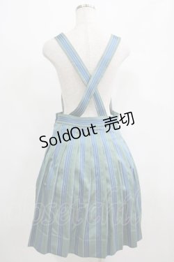 画像3: Jane Marple / Dot Stripe Jacquardのサロペットスカート Free ミント H-25-04-24-049-JM-SK-KB-ZT021