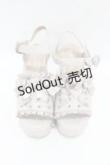 NOEMIE / ビジューリボンサンダル M ピンク H-25-04-24-1001-0-SH-NS-ZH