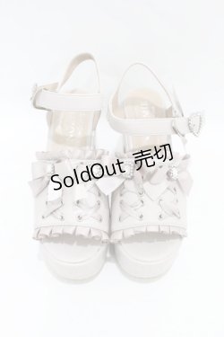 画像1: NOEMIE / ビジューリボンサンダル M ピンク H-25-04-24-1001-0-SH-NS-ZH
