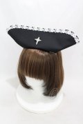 Moi-meme-Moitie / M+CROIXキャップ  ブラック H-25-04-24-1005-MO-AC-NS-ZH