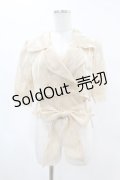 Melt the lady / シースルーショートトレンチトップス Free ベージュ H-25-04-24-1044-PU-BL-NS-ZH