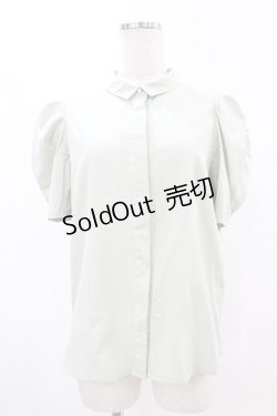 画像1: an another angelus / タックパフスリーブシャツ Free MINT H-25-04-24-1049-CA-BL-NS-ZH