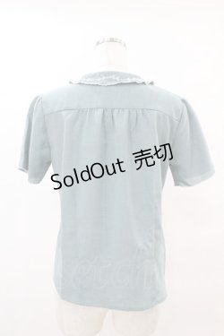 画像2: an another angelus / リーフ刺繍ブラウス Free B/GREEN H-25-04-24-1050-CA-BL-NS-ZH